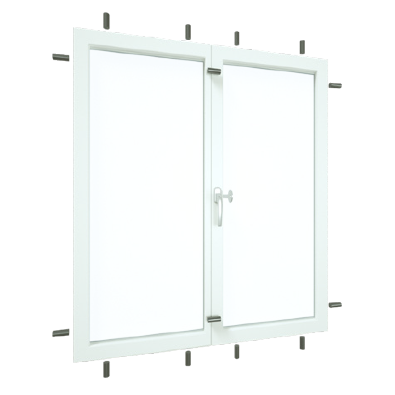 Sicherheitspaket 2 mit zusätzlichen Stahl-Sicherheitsschliesspunkten, abschliessbarem Fenstergriff, Aufbohrschutz und Dreifachverglasung