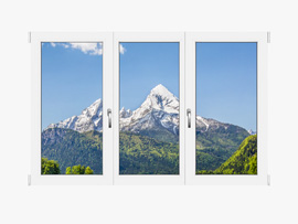 Dreiflügeligen Fenstern bei DeinFenster online kaufen